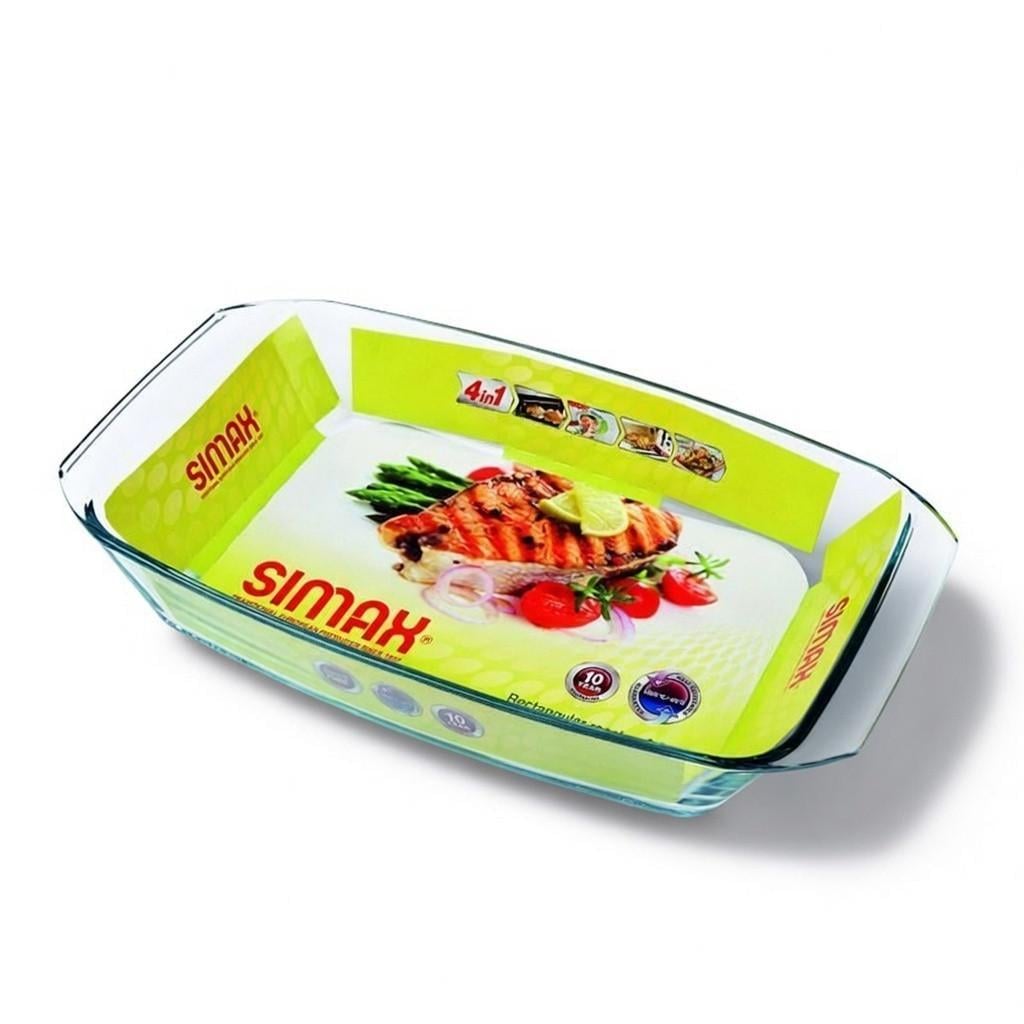 Противень для запекания стекло Simax 3 л 38,5 см (7266)
