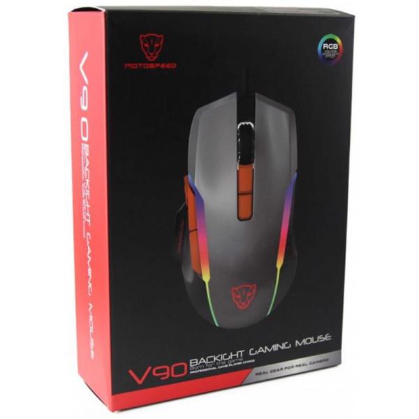 Миша Motospeed V90 (mtv90b) Black USB - фото 9