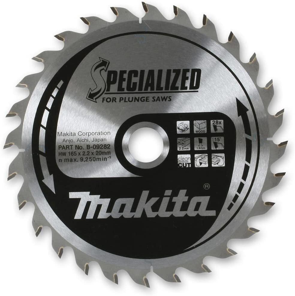 Диск пиляльний по дереву Makita 165х20 мм 28T