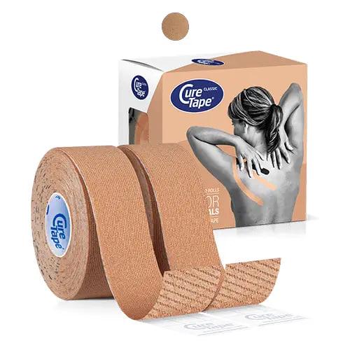 Кінезіотейп CureTape CLASSIC 2.5 см х 5 м Тілесний Кінезіотейп CureTape CLASSIC 2.5 см х 5 м Тілесний