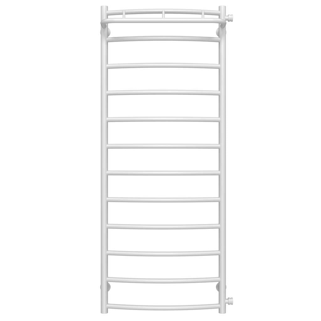 Полотенцесушитель водяной Deffi Классик N П12 боковое правое подключение нержавеющая сталь 500х1300 мм Белый (C.KN.130.50.12.W.C)