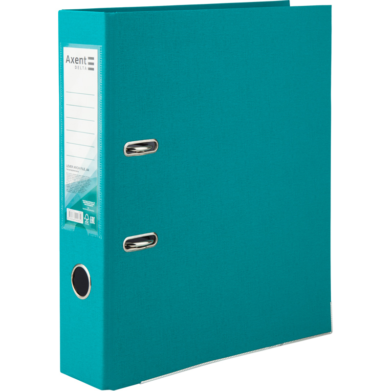 Папка-регистратор односторонняя PP D1714-16C 75 см собранная Бирюзовый (4250266242652)