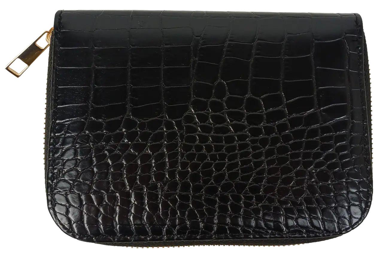 Футляр для прикрас та коштовностей Travel Jewelry Case Чорний (3208352 black croco)