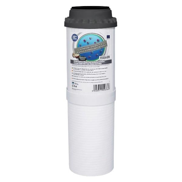 Картридж Aquafilter із сумішшю антрацитного вугілля та вугілля зі шкаралупи кокосових горіхів FCCA-STO Картридж Aquafilter із сумішшю антрацитного вугілля та вугілля зі шкаралупи кокосових горіхів FCCA-STO
