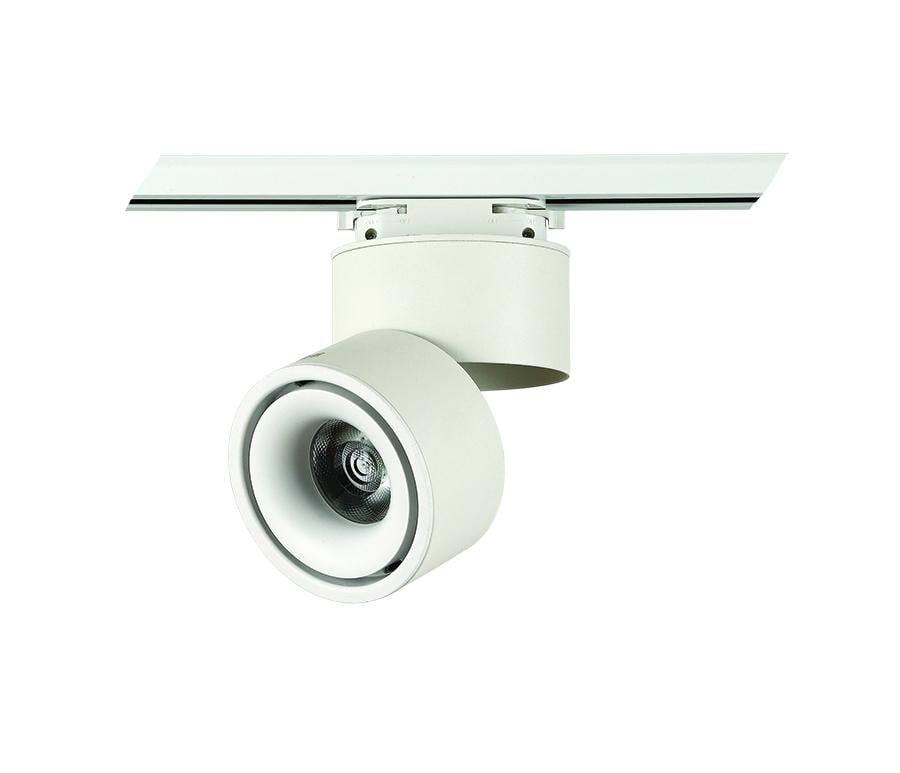 Светильник трековый Levistella 901COB-2912 WH 3000K с шинопроводным регулятором Белый (106-16-LVS1539)