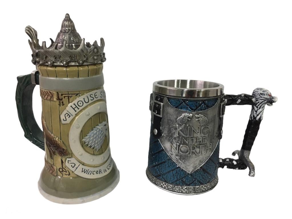 Подарунковий набір гуртка House Stark Гра Престолів та King In The North 650/570 мл - фото 1 Подарунковий набір гуртка House Stark Гра Престолів та King In The North 650/570 мл - фото 1