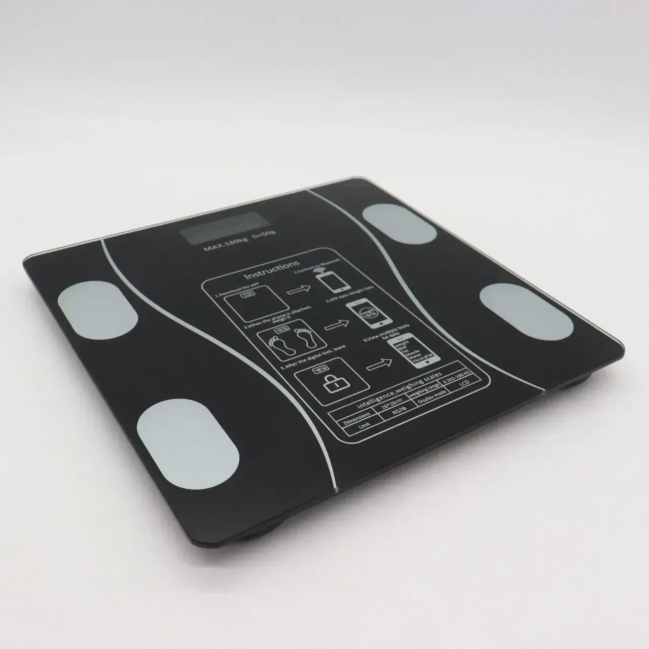 Ваги підлогові розумні Scale one Black (29822820) - фото 4 Ваги підлогові розумні Scale one Black (29822820) - фото 4