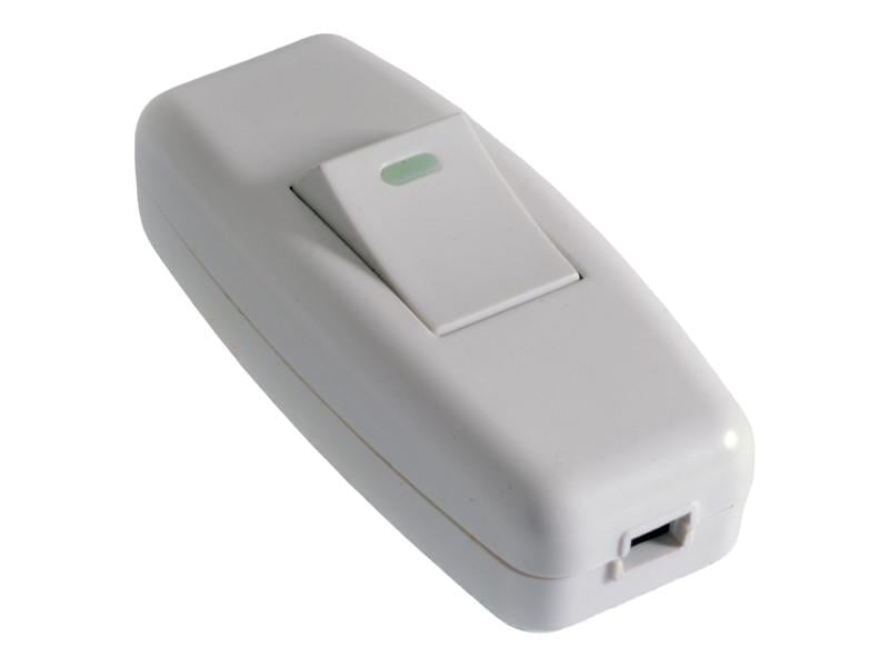 Вимикач для бра навісний Lemanso LM3314 Білий