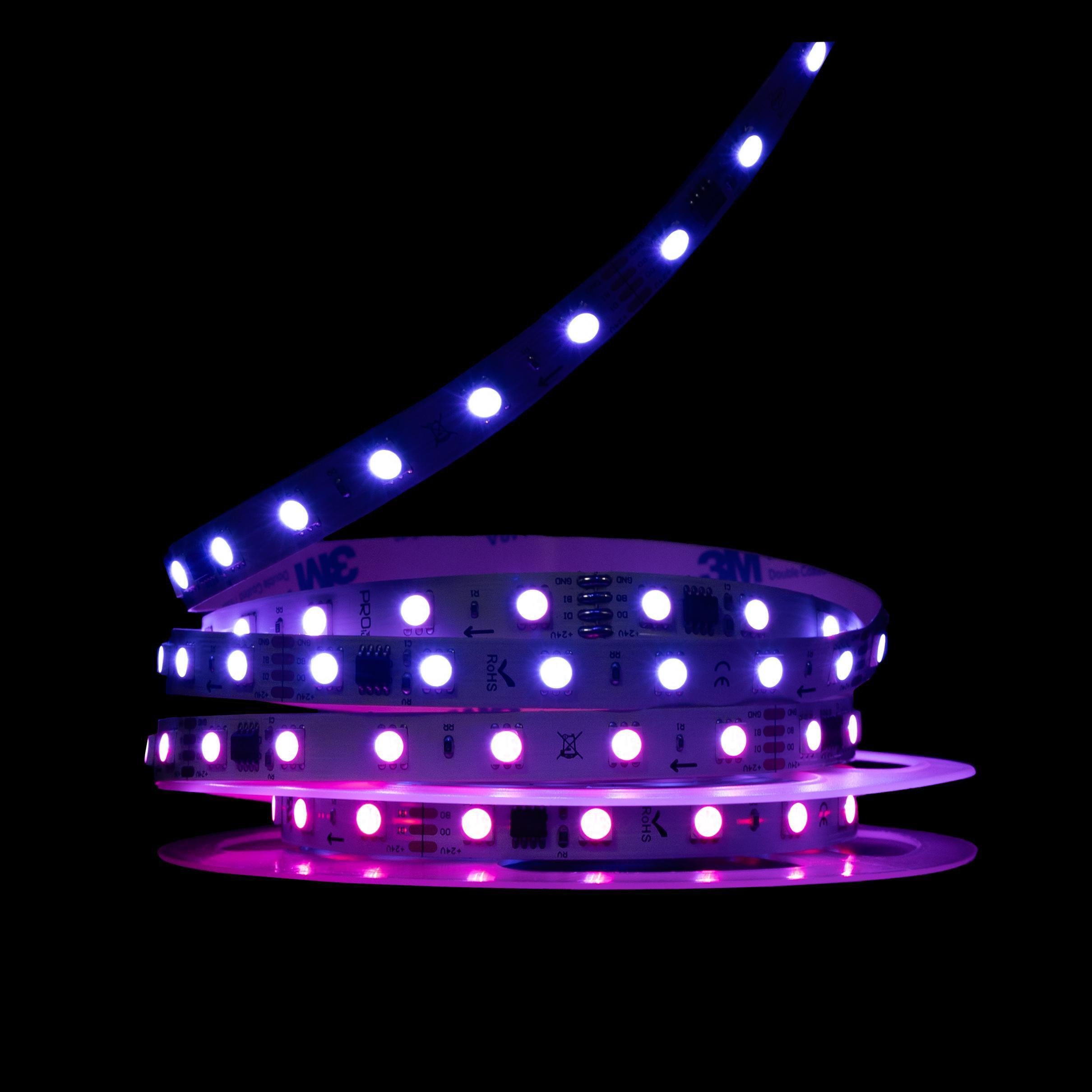 Светодиодная лента Prolum 5050/60 IP20 Series-SMART RGB 24V Разноцветный (28522797) - фото 5 Светодиодная лента Prolum 5050/60 IP20 Series-SMART RGB 24V Разноцветный (28522797) - фото 5