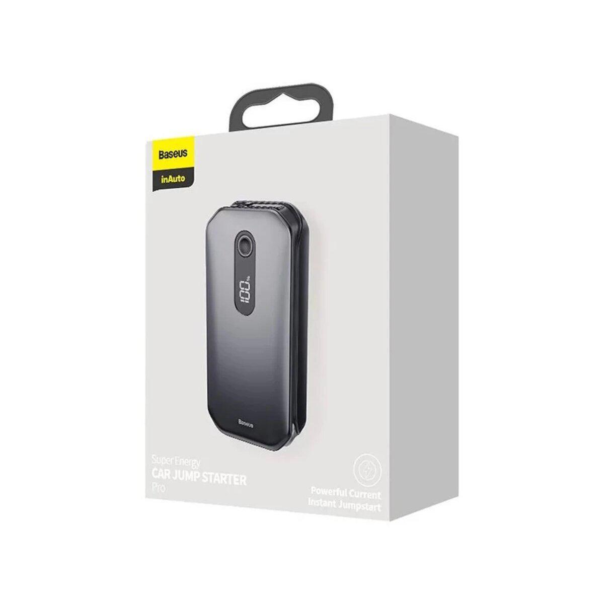 Пуско-зарядное устройство BASEUS Super Energy Pro Car Jump Starter 12000 mAh Black - фото 6 Пуско-зарядное устройство BASEUS Super Energy Pro Car Jump Starter 12000 mAh Black - фото 6