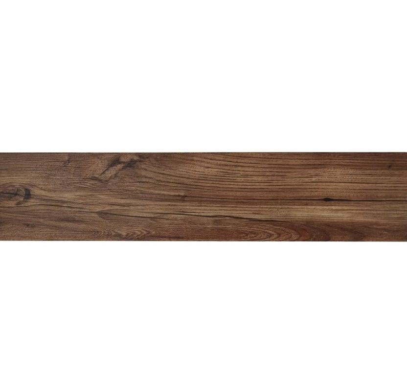 Ламинат самоклеющийся Sticker Wall 152,4x914,4x1,5 мм под дерево Темно-коричневый дуб СВП-002 (00225)