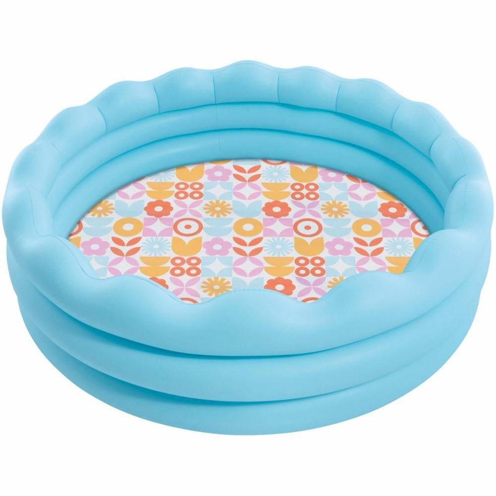 Басейн дитячий надувний Intex Хвилі круглий від 3 років 168х46 см 575 л Блакитний (32961445)