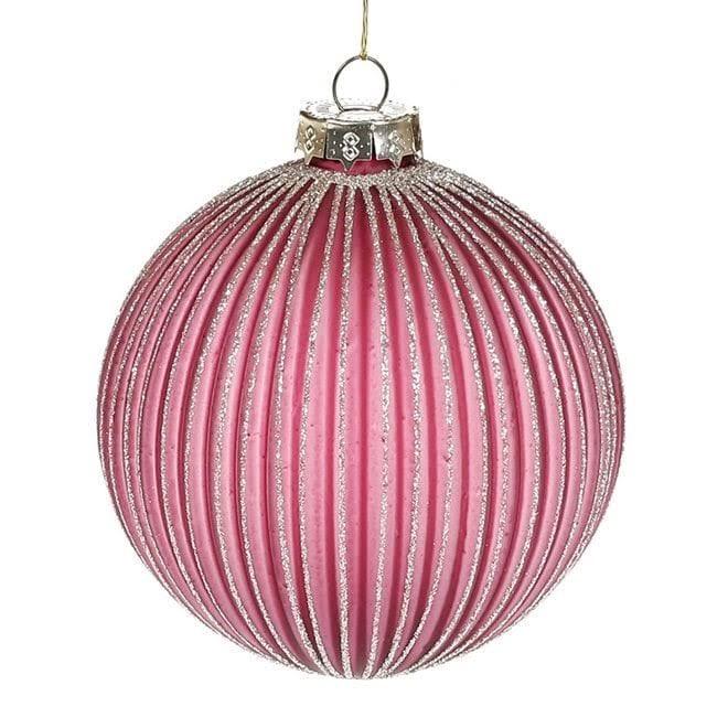 Набор шариков стеклянных новогодних 10 см 4 шт. (12598)