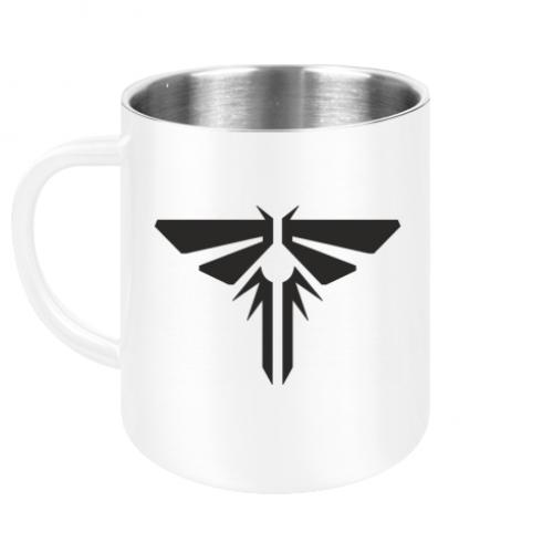 Чашка металлическая The Last of Us Fireflies 300 мл Белый (13735463-1-61216)