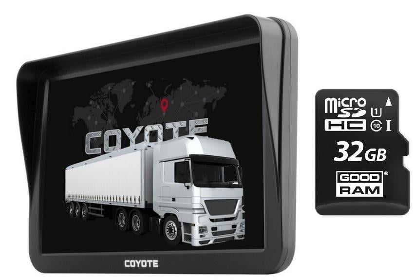 GPS навигатор Coyote 1020 Normandia Ram 256 mb ROM 8 Gb с MicroSD 32 Gb - фото 1