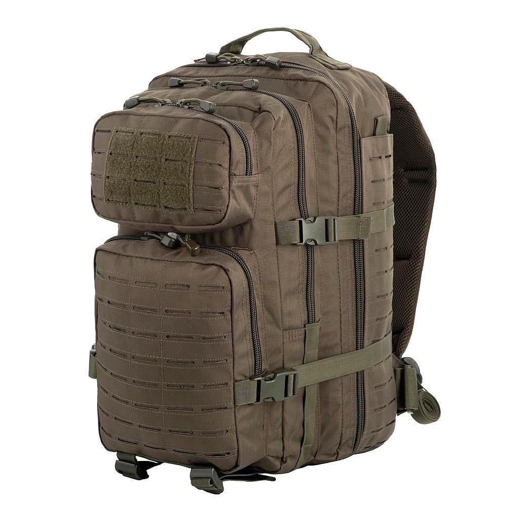 Рюкзак штурмовой M-Tac Assault Laser Cut 40 л 52x29x28 см Оливковый (9057) - фото 1