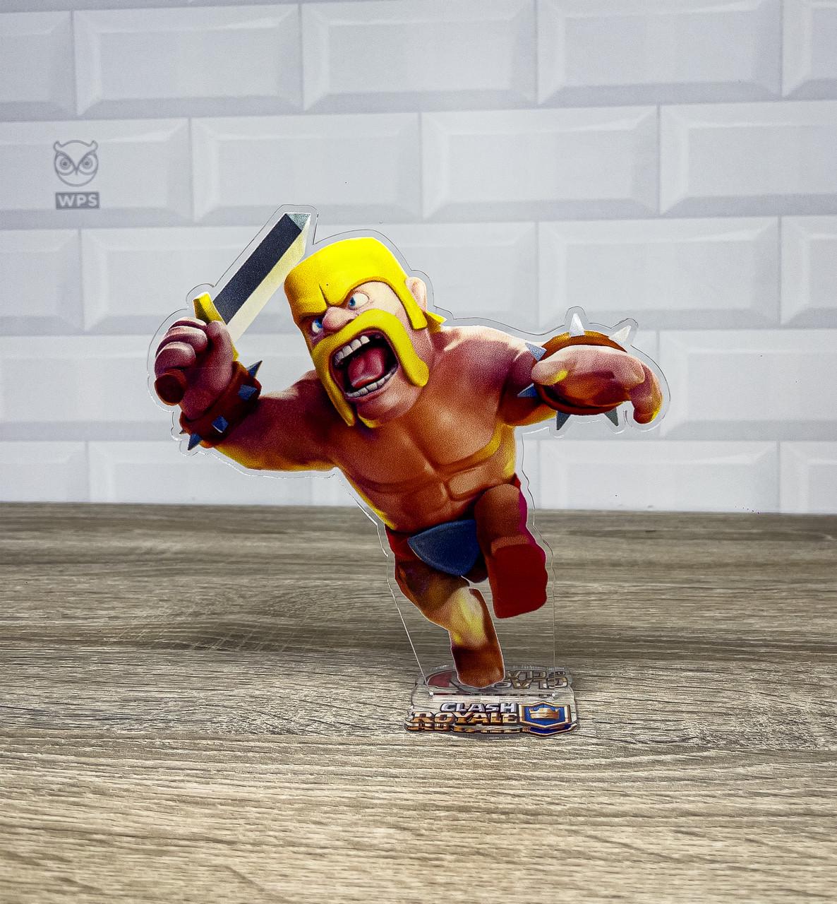 Фигурка коллекционная акриловая Clash of Clans Clash Royale Персонаж Варвар 1 15 см (2123763625)