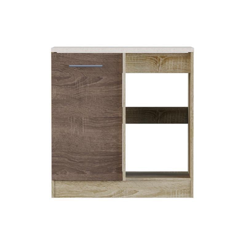 Кухонный модуль Эверест Эко 79 Низ Угол 90° 790х456х820 мм Сонома/Трюфель (ЕКО-363)