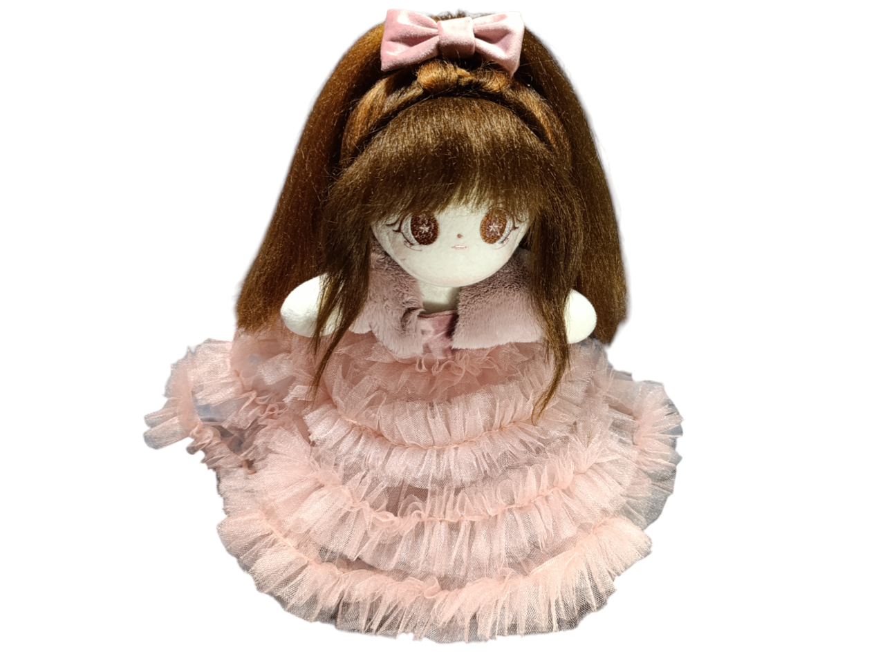Кукла текстильная Розочка 30см на подставке (2745846297)