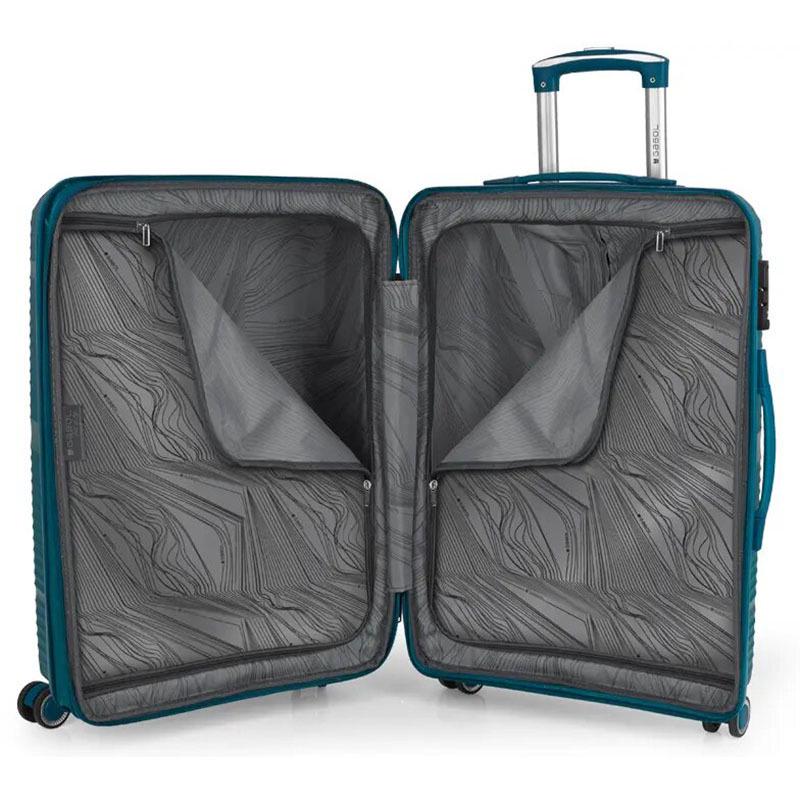 Чемодан на 4-х колесах Gabol Akane M 81 л Turquoise (930294) - фото 4 Чемодан на 4-х колесах Gabol Akane M 81 л Turquoise (930294) - фото 4