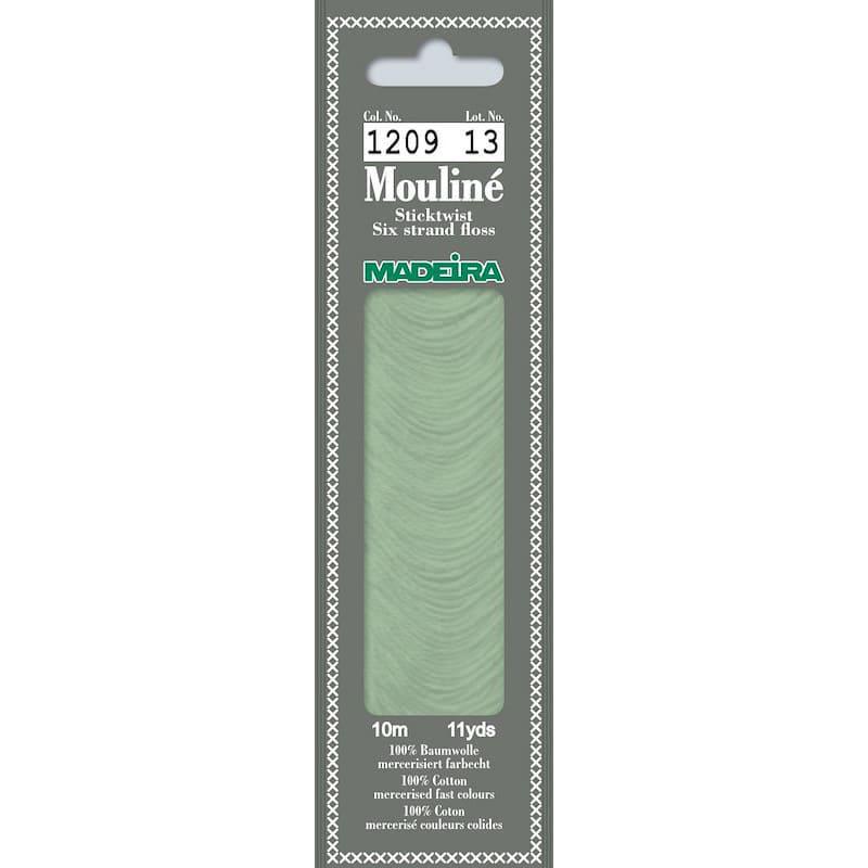 Нитки мулине Madeira 1209 Mouline Нежно-зеленый