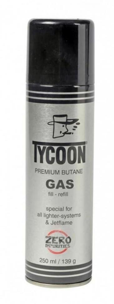 Газ для запальничок Tycoon Premium Butane Gas 250 мл