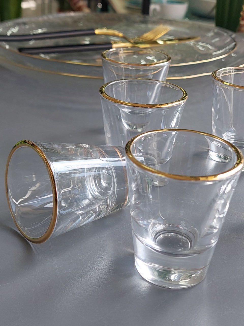 Набор рюмок Шот 40 мл 6 шт. Прозрачный (102-829) - фото 3 Набор рюмок Шот 40 мл 6 шт. Прозрачный (102-829) - фото 3