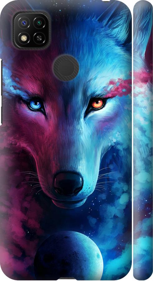 Чехол на Xiaomi Redmi 9C Арт-волк (3999m-2035-42517) Чехол на Xiaomi Redmi 9C Арт-волк (3999m-2035-42517)