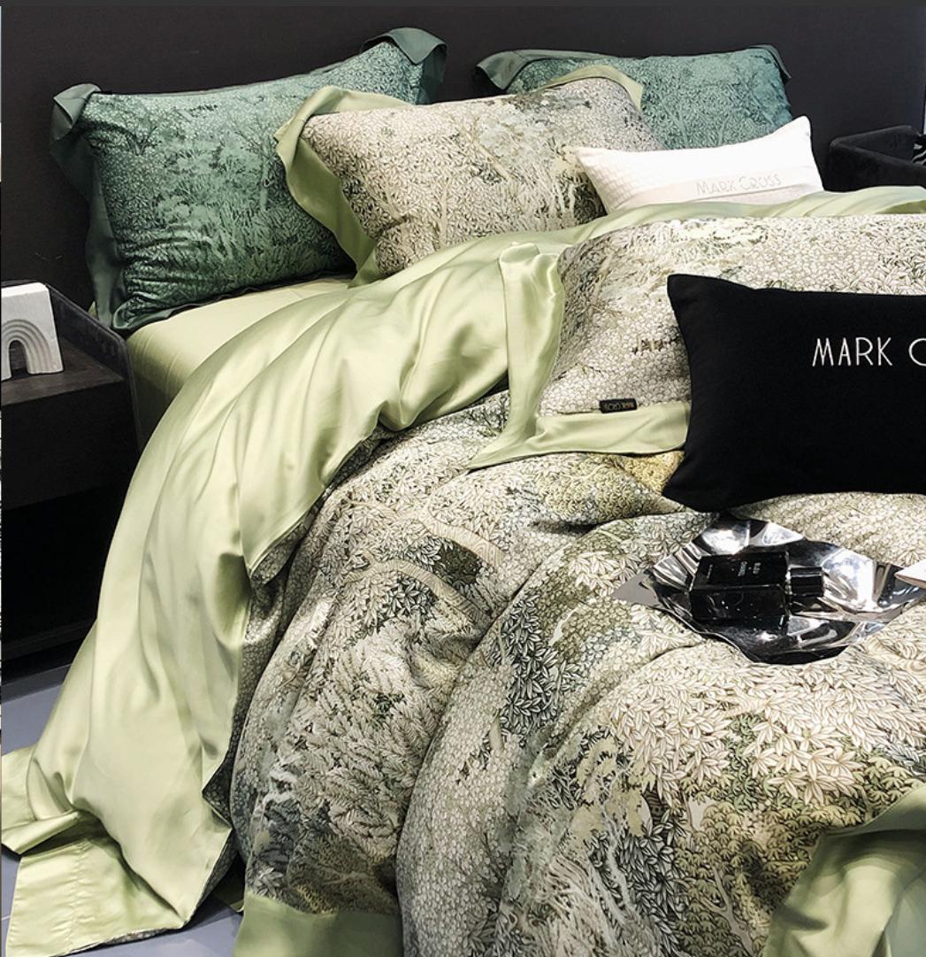 Комплект постільної білизни Tensel Charmeuse Home євро 200х230 см/50х70 см (0012) - фото 2 Комплект постільної білизни Tensel Charmeuse Home євро 200х230 см/50х70 см (0012) - фото 2