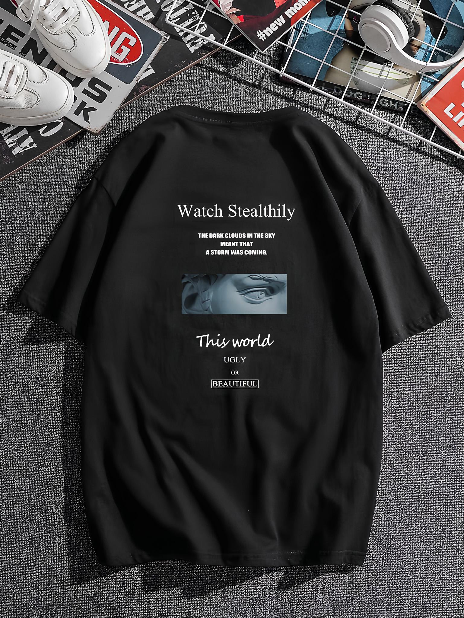 Футболка з ДТФ-принтом 57-533 S Чорний (42514)