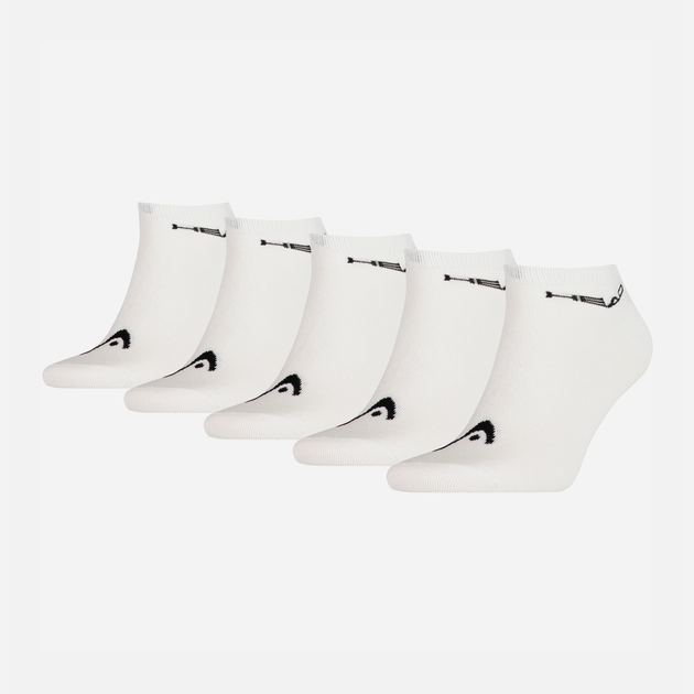 Набір шкарпеток HEAD Sneaker 5Р Unisex 5 пар р. 39-42 Білий (781501001-300)