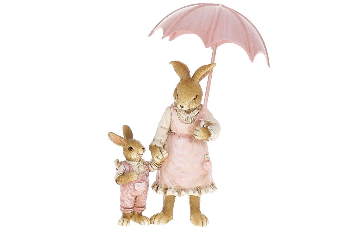Декоративная статуэтка BonaDi Крольчиха с сыном (K07-115)