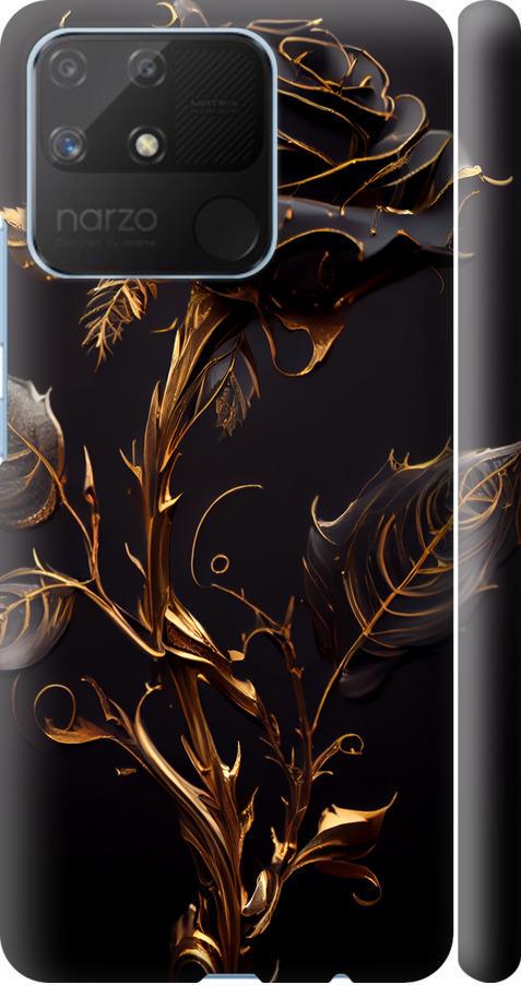 Чехол на Realme Narzo 50A Роза 3 (5552m-2514-42517)