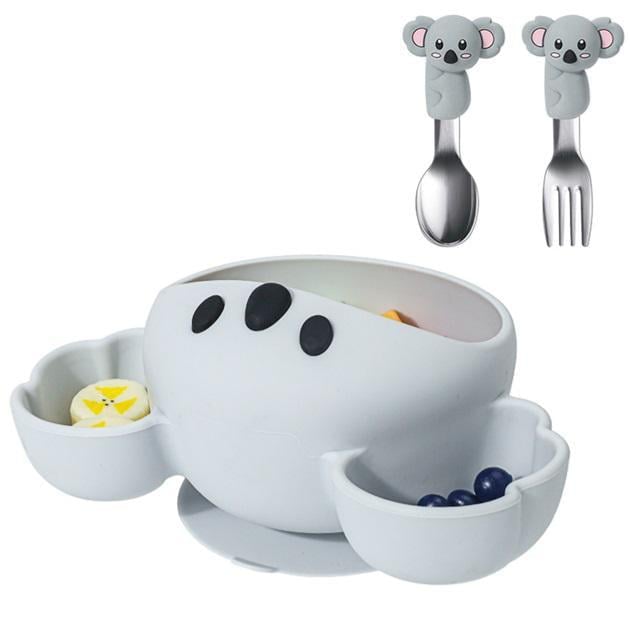 Набір посуду дитячий 18555 3 пр. Сірий (5010851)