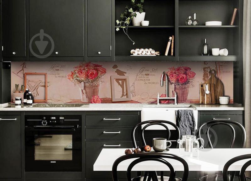 Скидали на кухню Zatarga «Троянди в Лукошках» 650х2500 мм вінілова 3Д наклейка кухонний фартух самоклеюча Z180731/1 Скидали на кухню Zatarga «Троянди в Лукошках» 650х2500 мм вінілова 3Д наклейка кухонний фартух самоклеюча Z180731/1