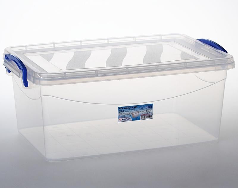 Універсальна ємність Ucsan 13,5 л з кришкою і засувками (M-409) - фото 2 Універсальна ємність Ucsan 13,5 л з кришкою і засувками (M-409) - фото 2