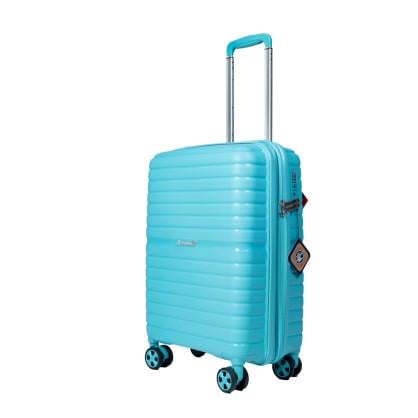 Чемодан с расширением Snowball 49203 маленький 39 л Голубой (49203-S-LightBlue)