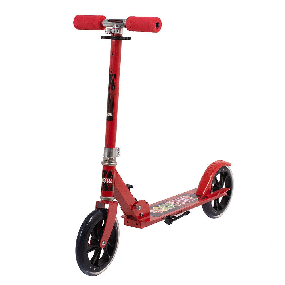 Самокат дитячий міський Scooter 48090 складаний Червоний