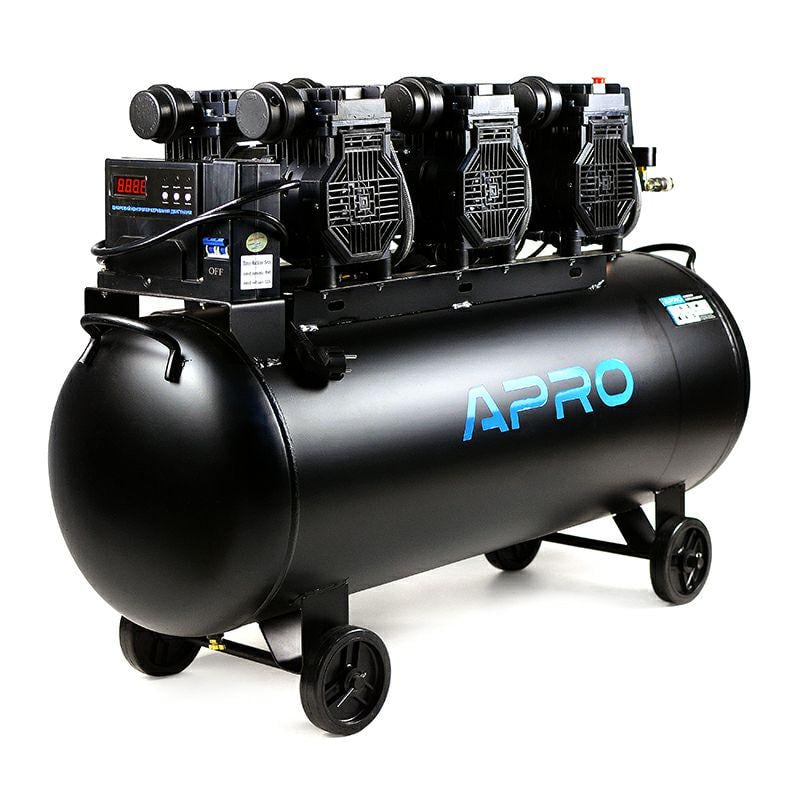 Компресор шестициліндровий безмасляний OFE-100 8Бар 3х1.5кВт 712 л/хв 100 л (26318101)