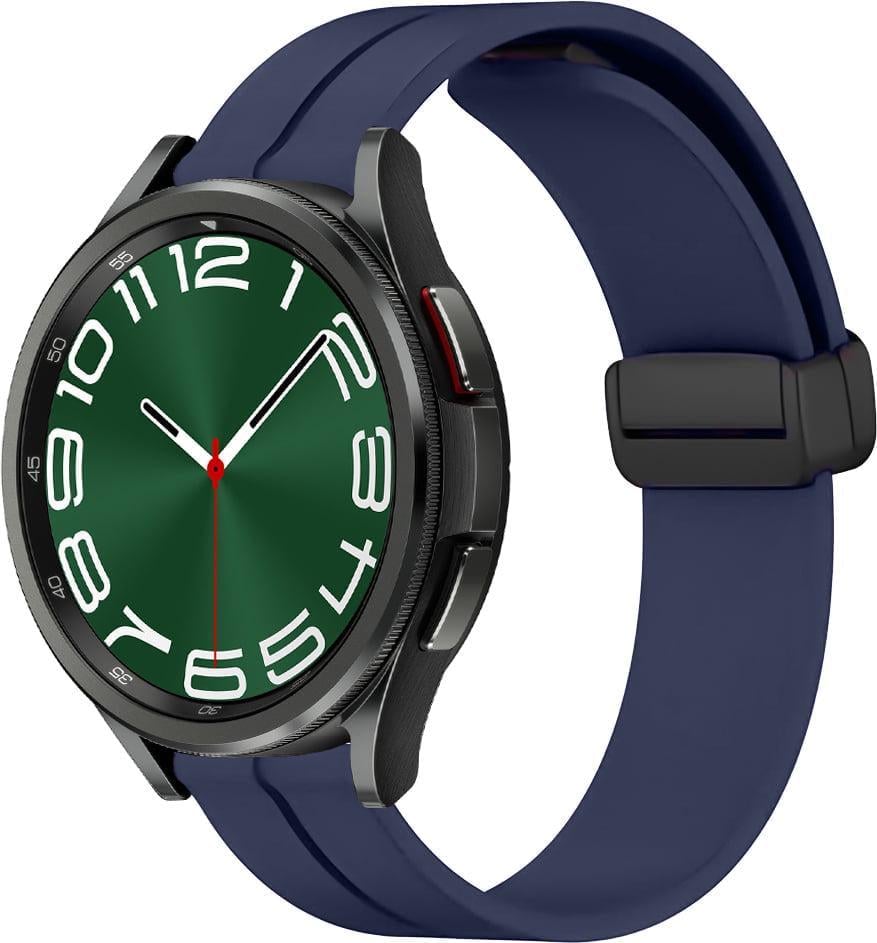 Ремешок силиконовый Rysta для Samsung Galaxy Watch6 Classic 47 мм Blue (41681-28)