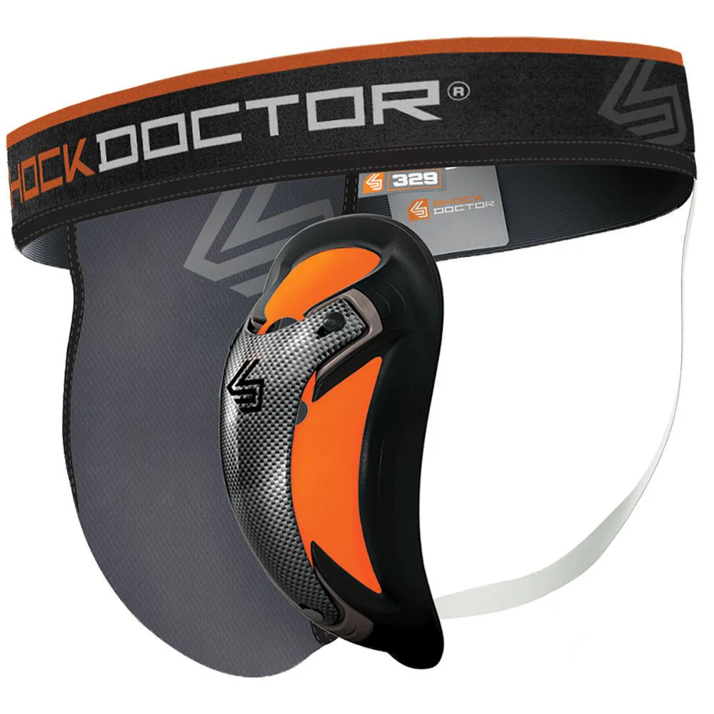 Захист паху Shock Doctor 329 Supporter with Ultra Carbon Flex Cup M Grey