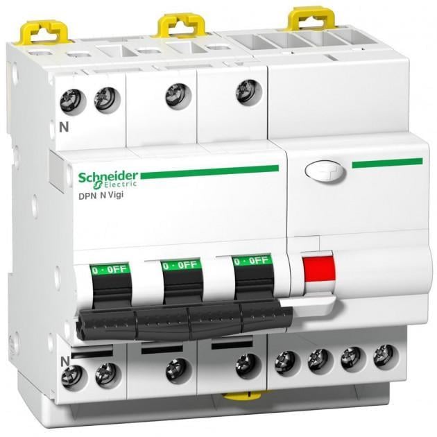 Выключатель нагрузки дифференциальный Schneider Electric 4P 20А 30mА Acti9 A9D31720 (00000014034)