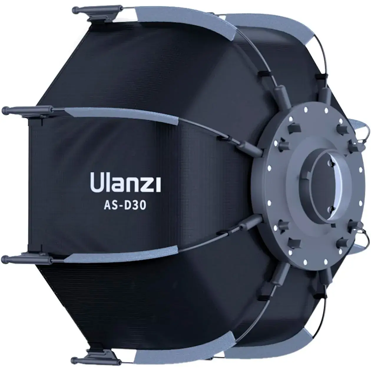 Софтбокс Ulanzi Octagonal Softbox with Mini Bowens Mount and Grid UV-L083GBB1 AS-D30 30 см Black
