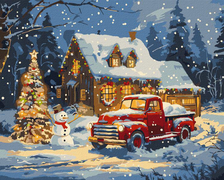 Картина по номерам Ideyka Новогодние чудеса 40x50 см (Id-KHO6359)