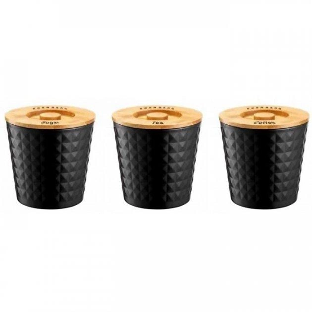 Набор баночек для кухни Edenberg EB-146 сахар/чай/кофе 3 шт. (12599076)