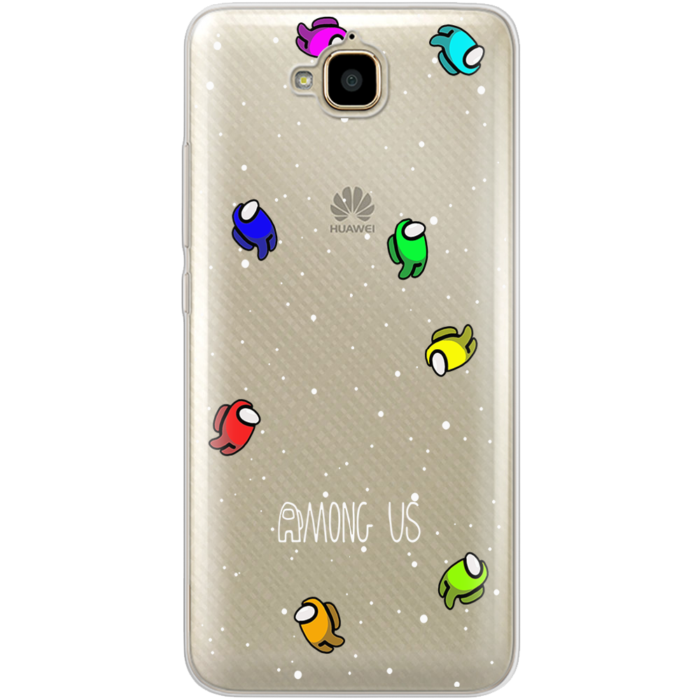 Чехол Boxface Huawei Y6 Pro Among Us Invisible Прозрачный силикон (25518-bk76-25518)