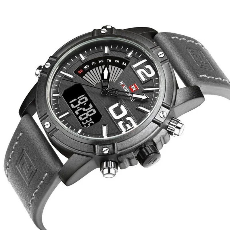 Часы мужские кварцевые NAVIFORCE 9095 Grey - фото 5 Часы мужские кварцевые NAVIFORCE 9095 Grey - фото 5