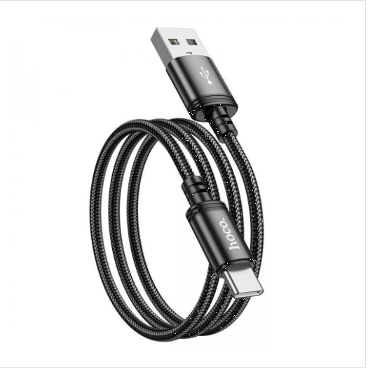 Кабель Hoco X89 Wind 60W Type-C to Type-C 1 м Black (9822431)