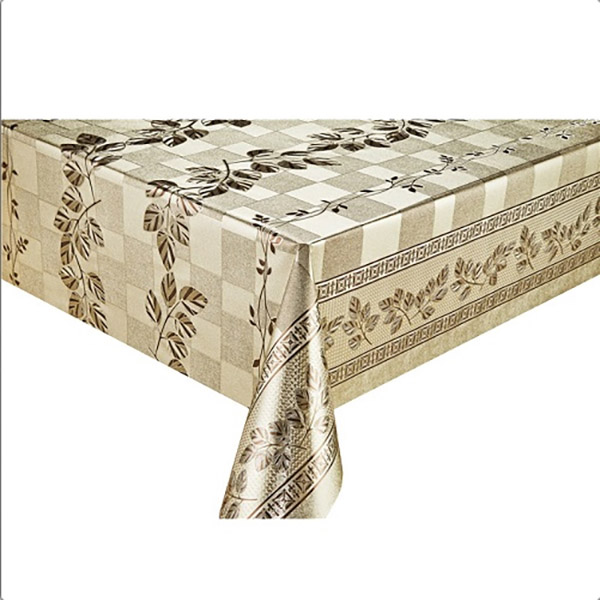 Клеенка ПВХ Stenson двусторонняя чеканная 1,37х20 м Золотой МА-2184