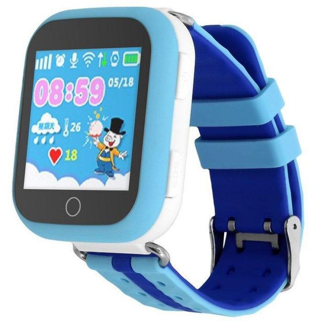 Смарт-годинник дитячий Smart Baby Watch з GPS Q100 Wi-Fi Blue (2-17-234653)